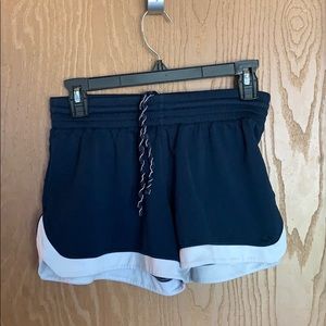 Navy blue athletic shorts